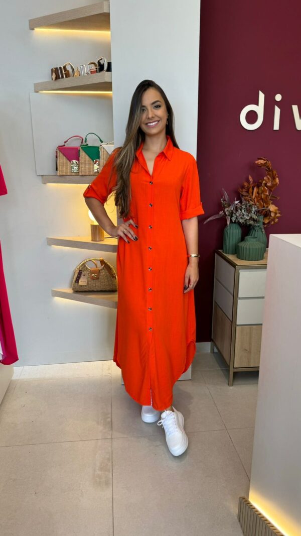 Chemise Divina Laranja