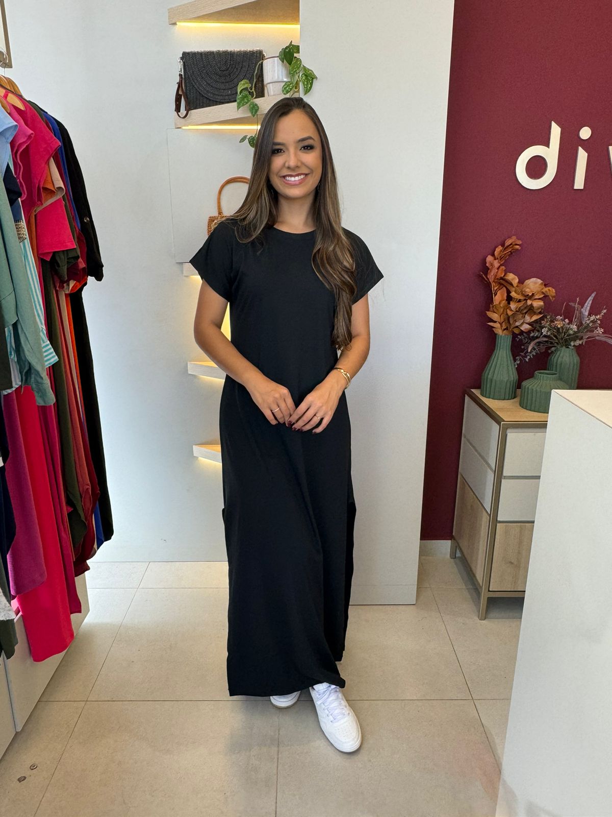 Vestido Adriana - Preto