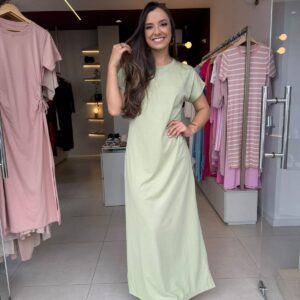 Vestido Adriana - Verde Pistache