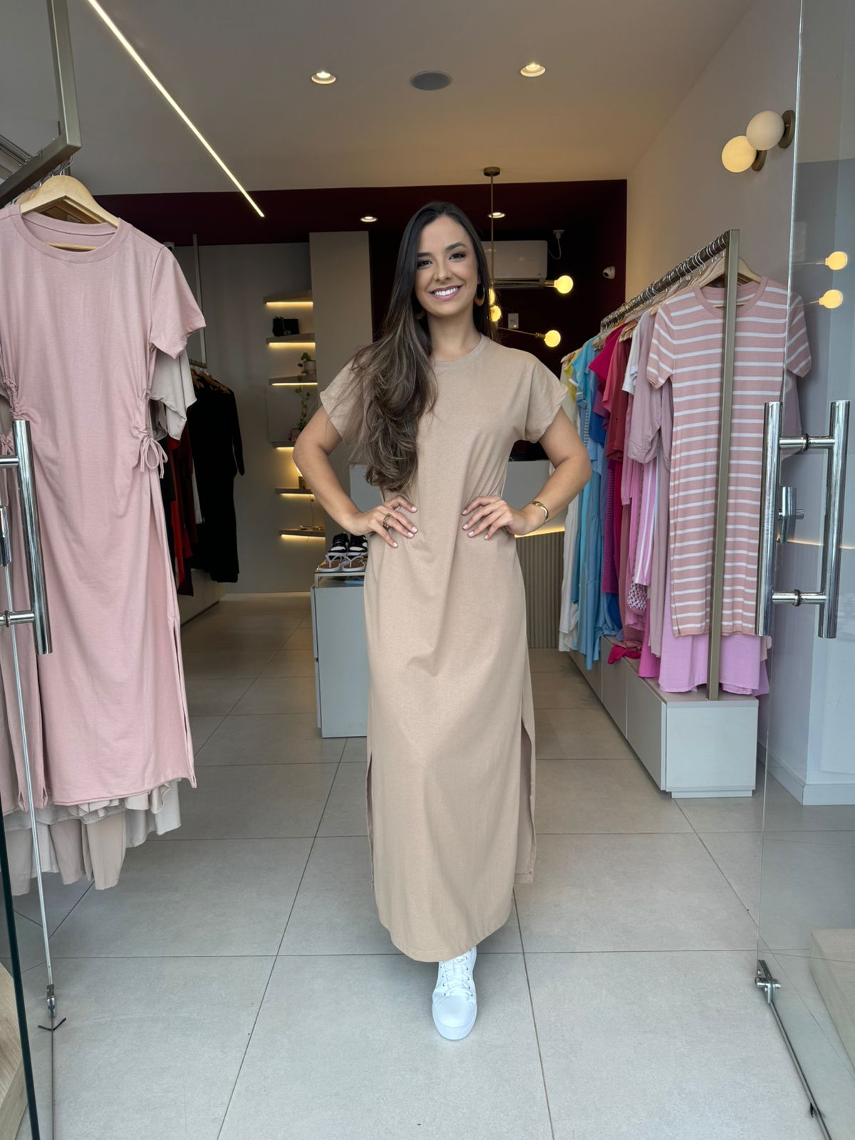 Vestido Adriana - Nude