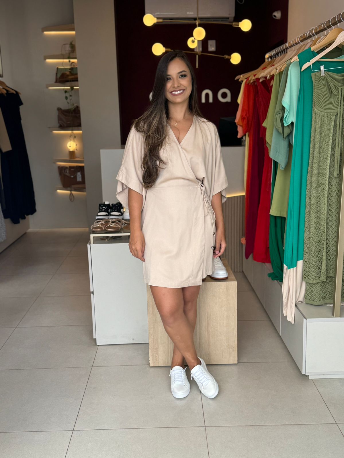 Vestido Márcia - Nude