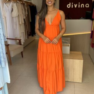 Vestido Laila - Laranja