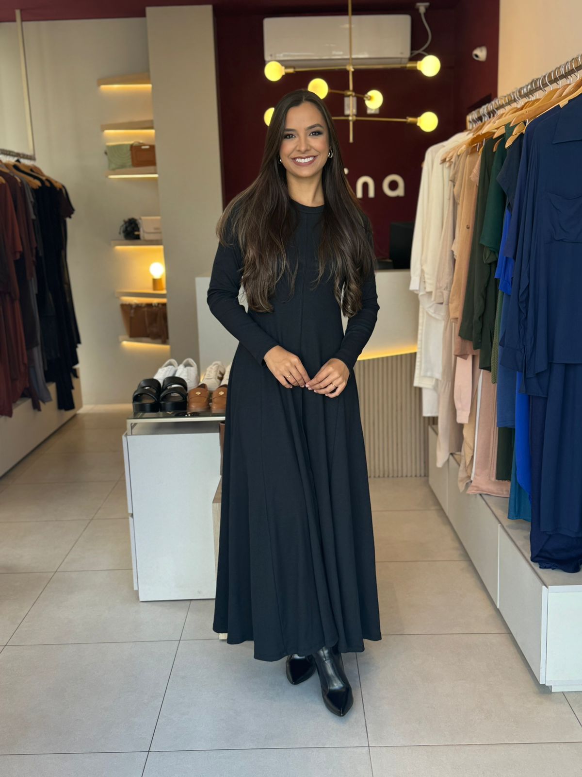 Vestido Ana - Preto