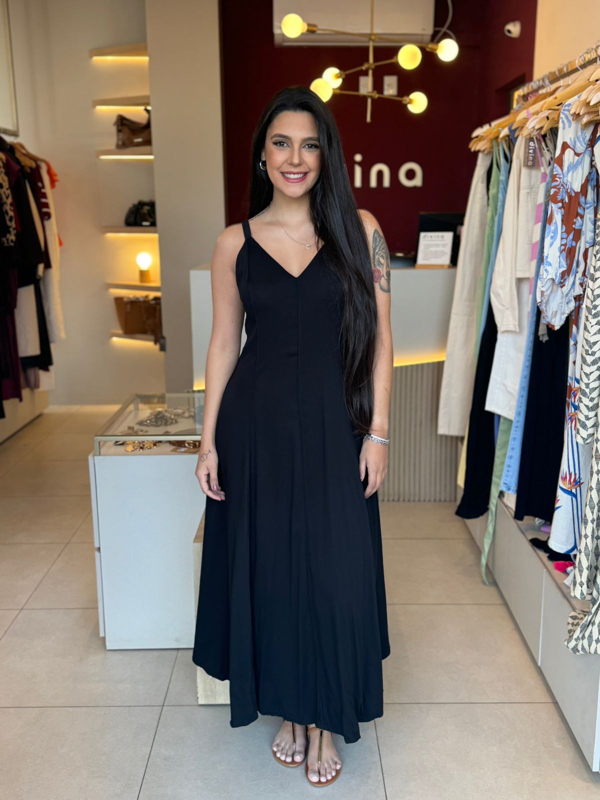 Vestido Angela- Preto