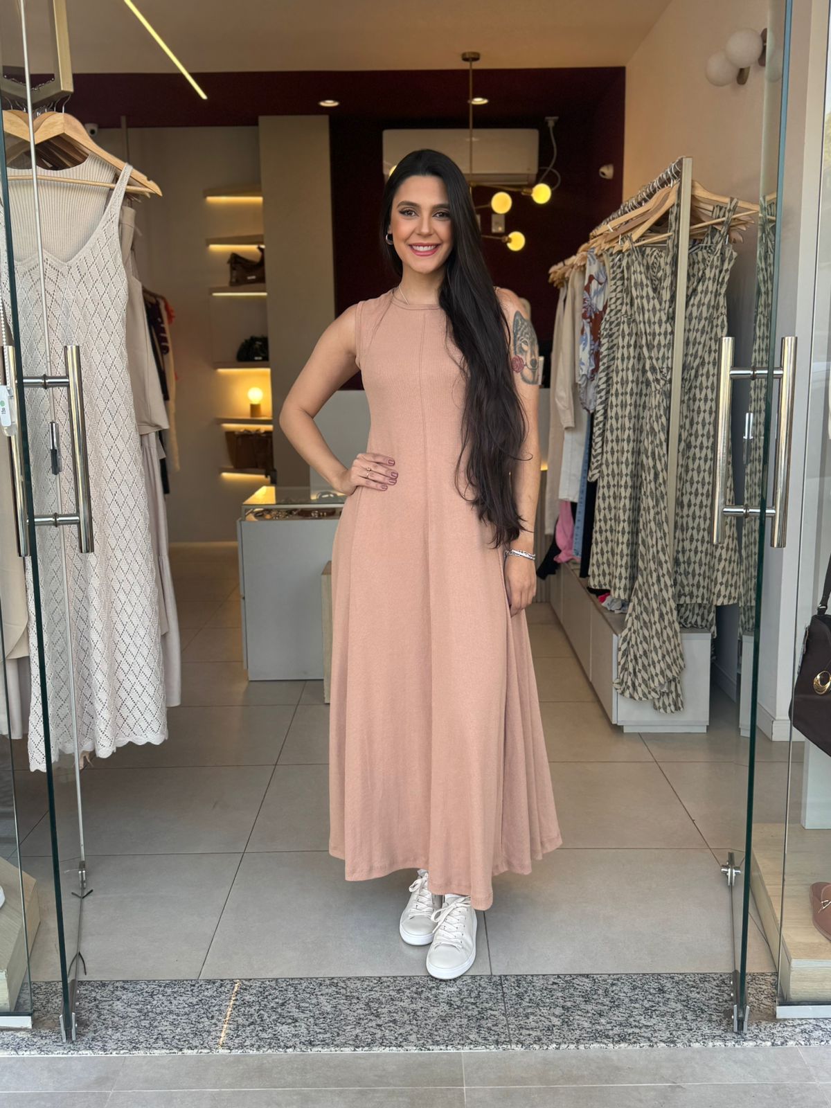 Vestido Wal New - Nude