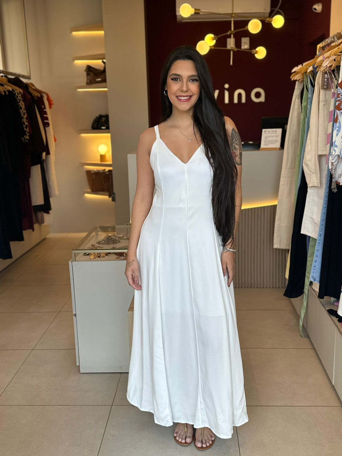 Vestido Angela - Branco