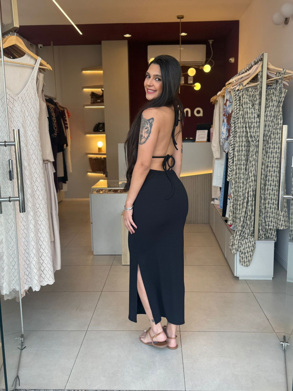 Vestido Laura - Preto - Imagem 3