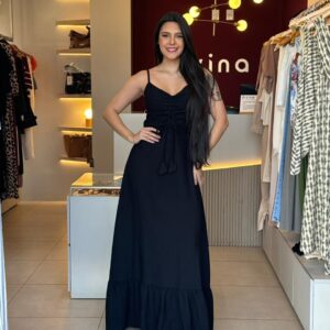 Vestido Junia - Preto