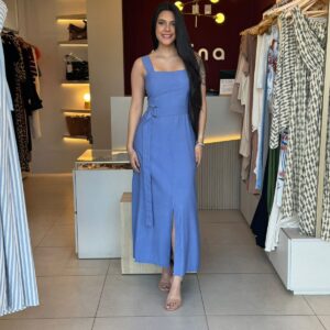 Vestido Leticia - Azul