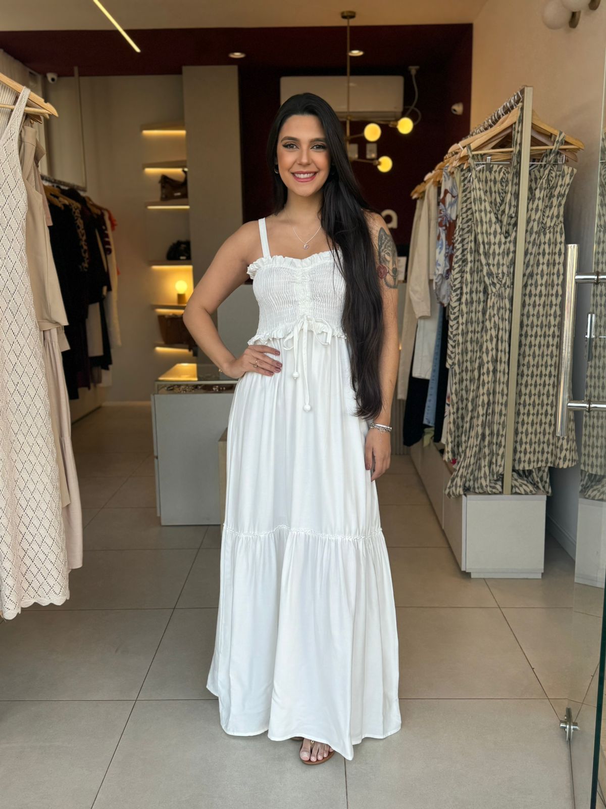 Vestido Larissa- Branco