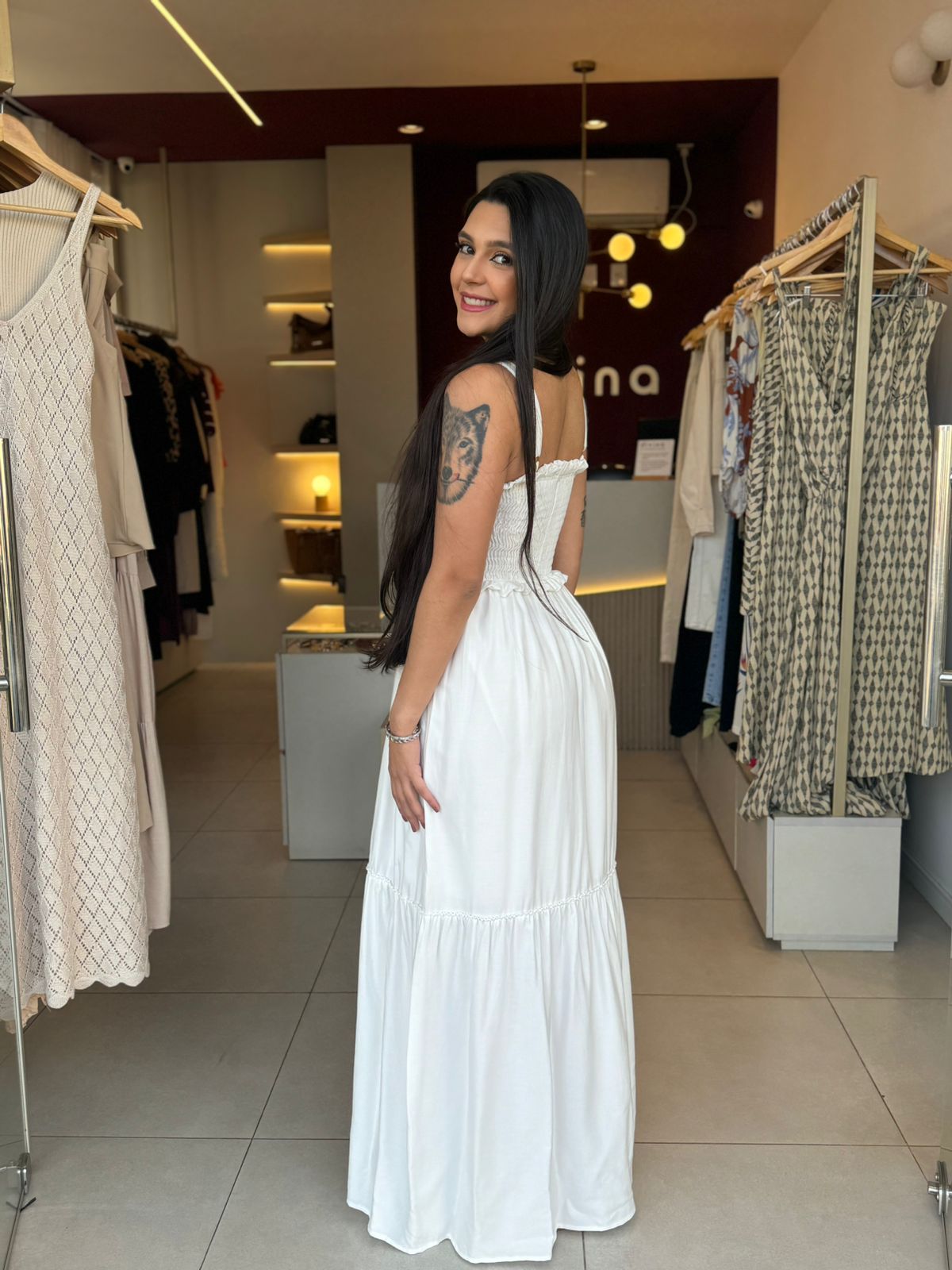 Vestido Larissa- Branco - Imagem 3
