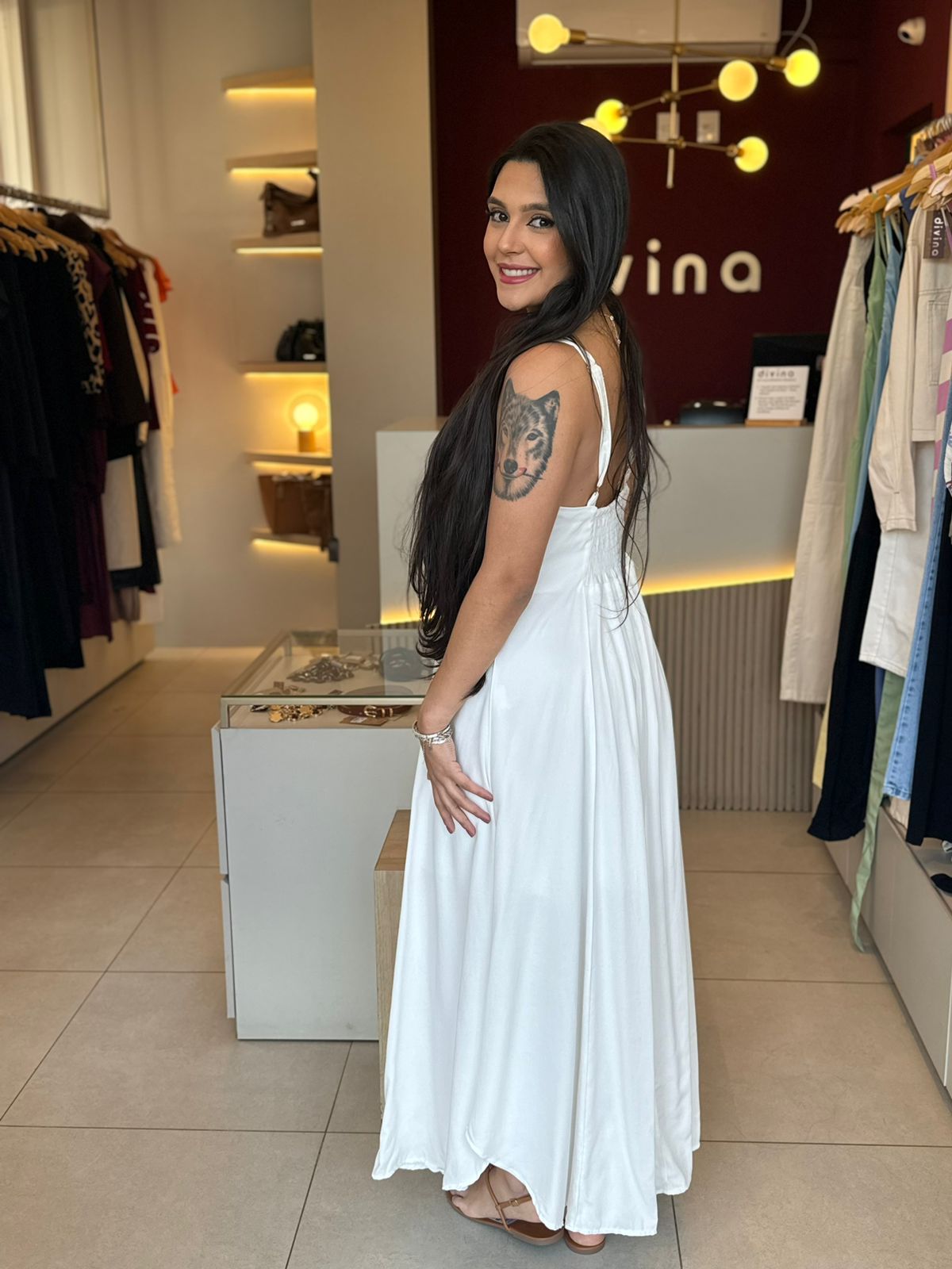 Vestido Angela - Branco - Imagem 3