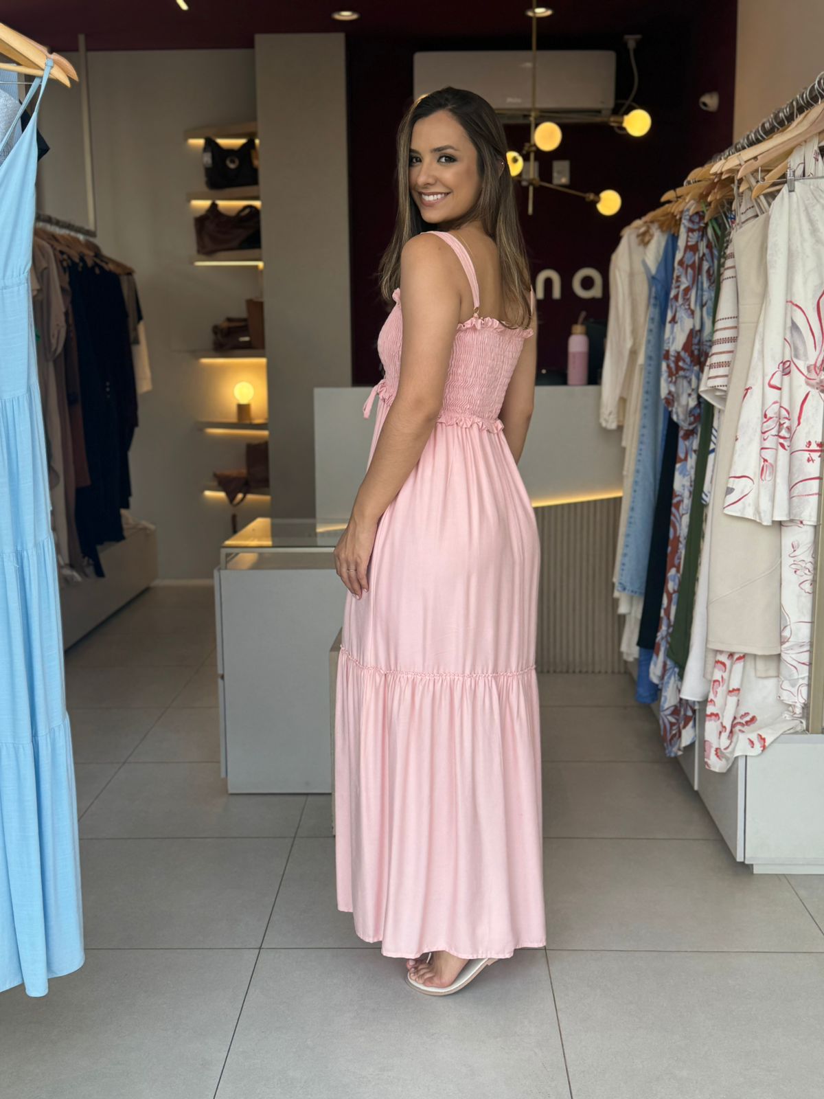 Vestido Larissa- Rose bebê - Imagem 2