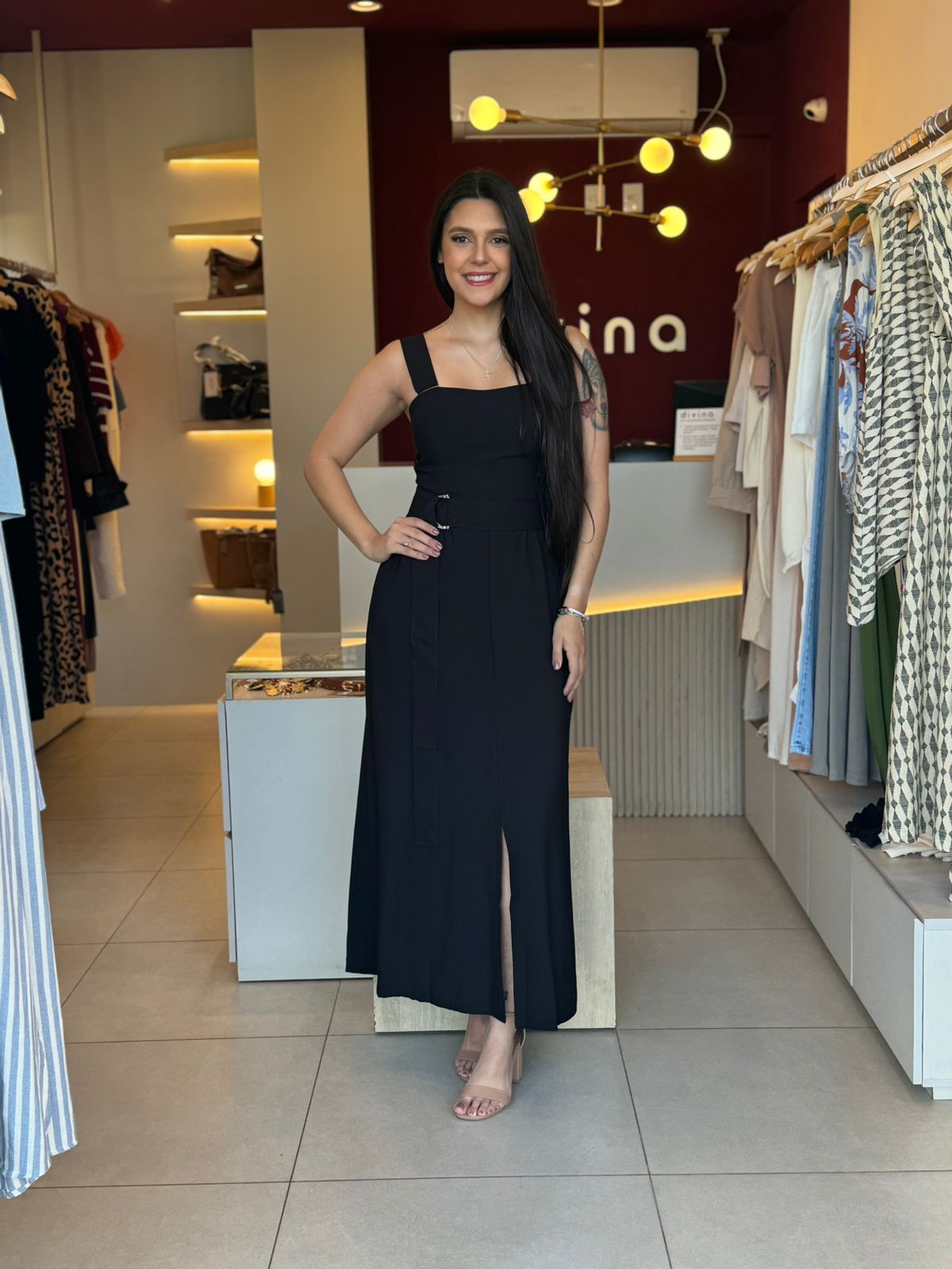 Vestido Leticia - Preto