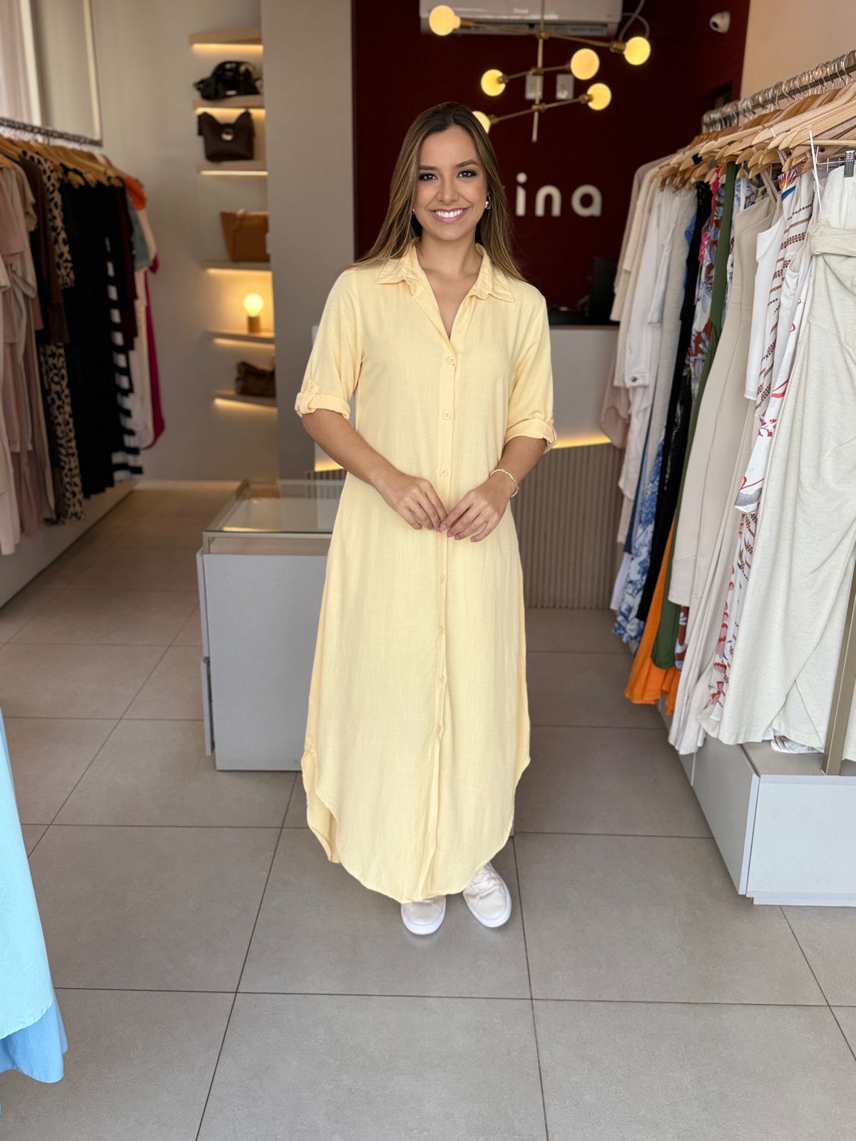 Chemise - Amarela manteiga