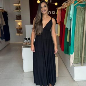 Vestido Laila - Preto