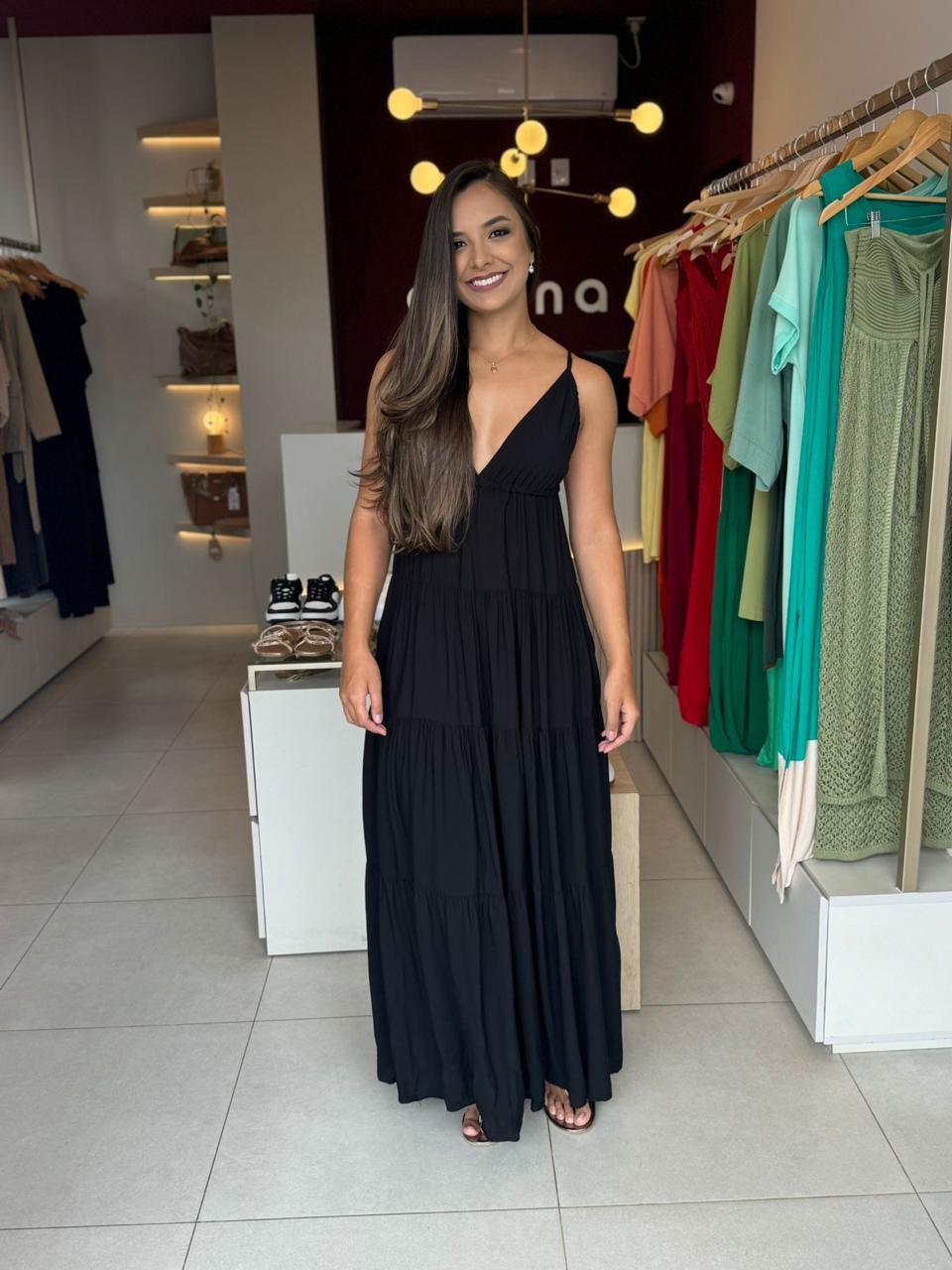 Vestido Laila - Preto