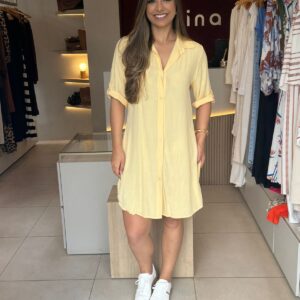 Chemise curta- Amarelo