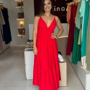 Vestido Laila - Vermelho