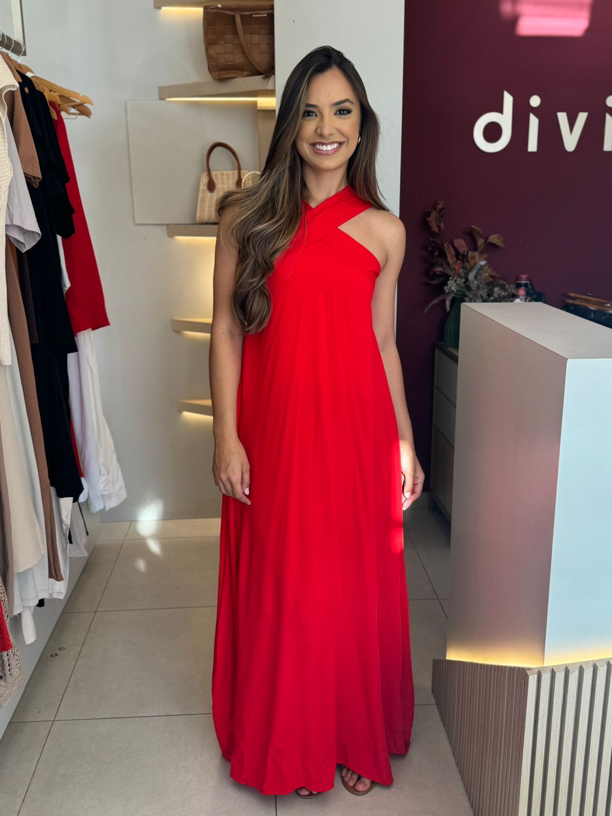 Vestido X - Vermelho