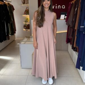 Vestido Bia - Nude