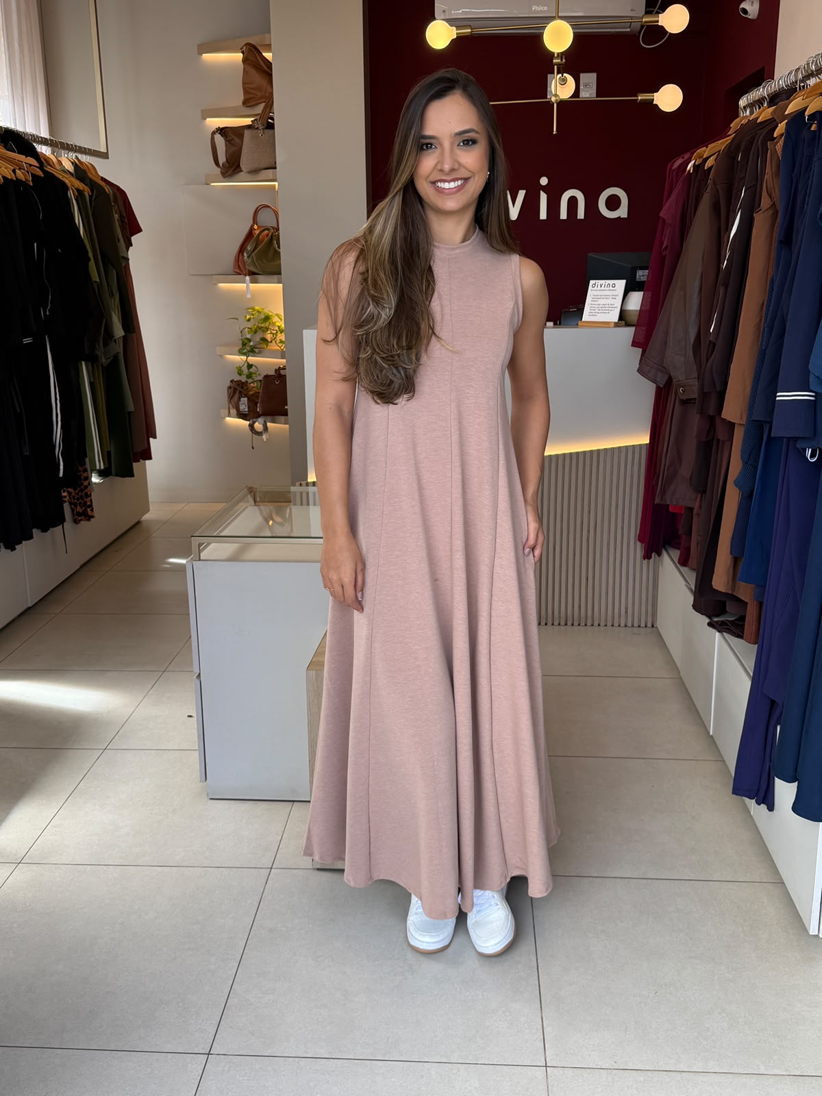 Vestido Bia - Nude