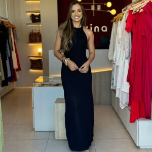 Vestido Romênia - Preto