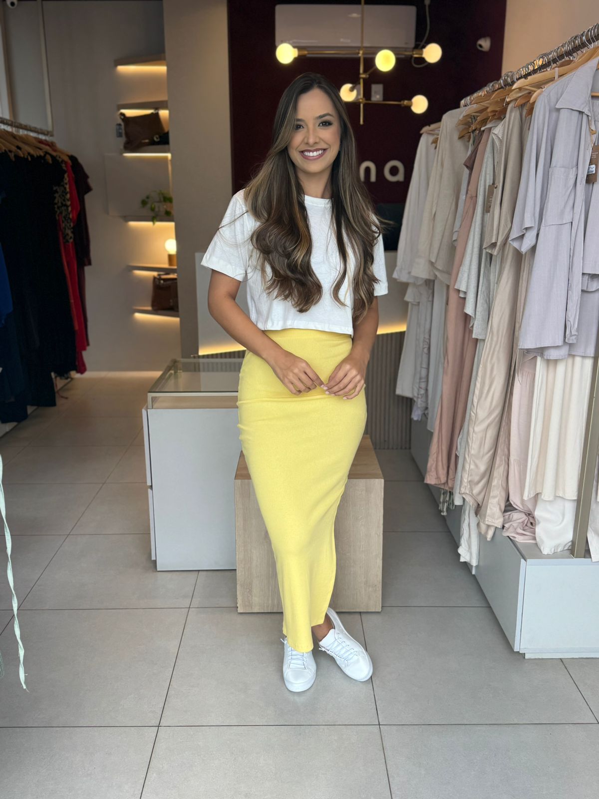 Saia Canelada - Amarela