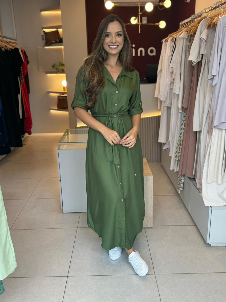 Nova chemise - Verde Militar