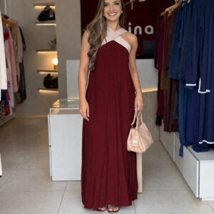 Vestido X - Marsala