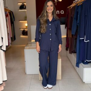 Conjunto Gabi - Azul Marinho