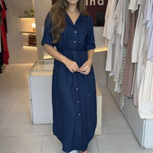 Nova Chemise- Azul Marinho