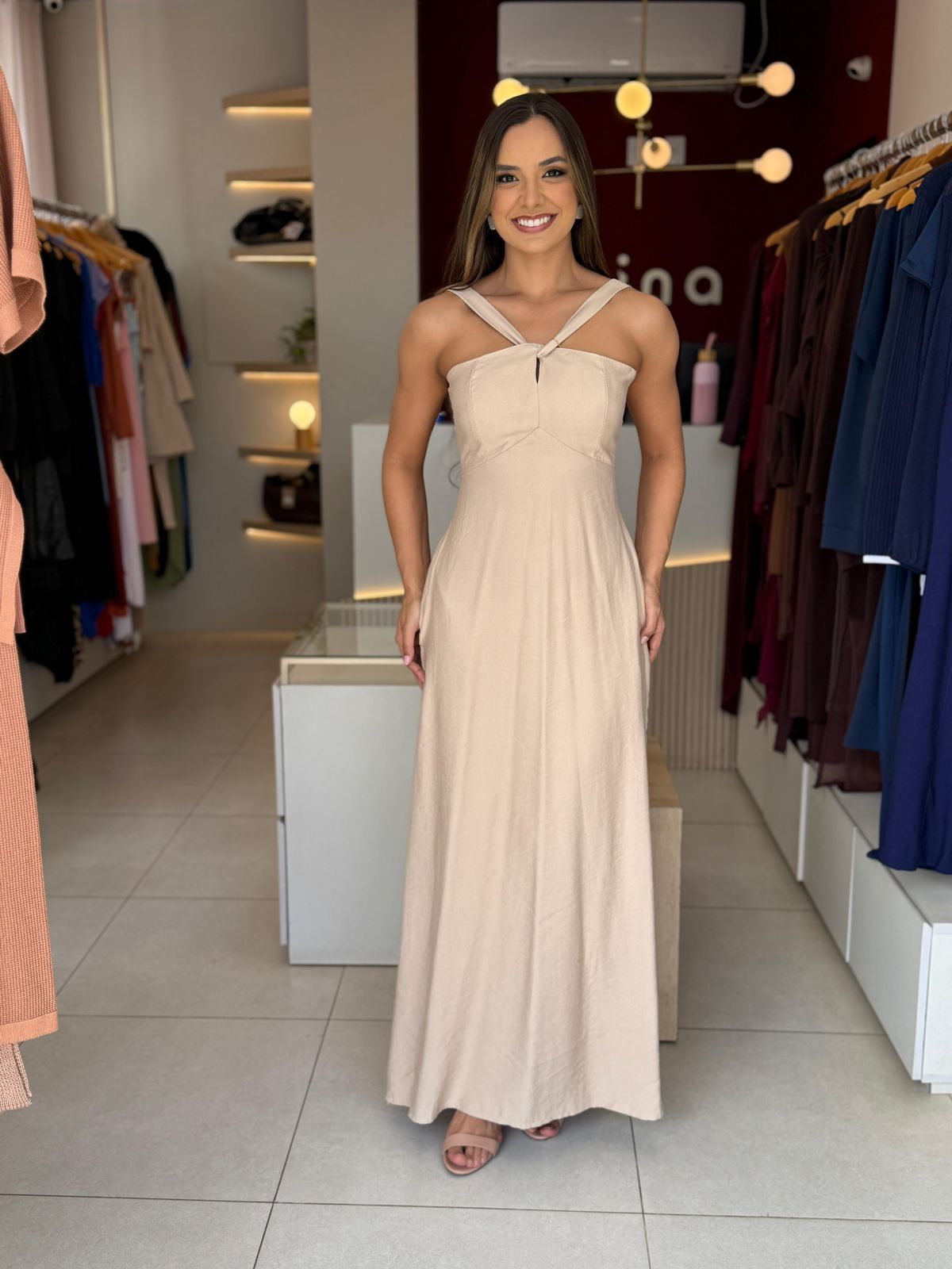 Vestido Mayara - Nude