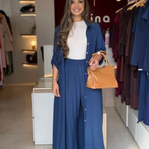 Conjunto Wandeira - Azul Marinho