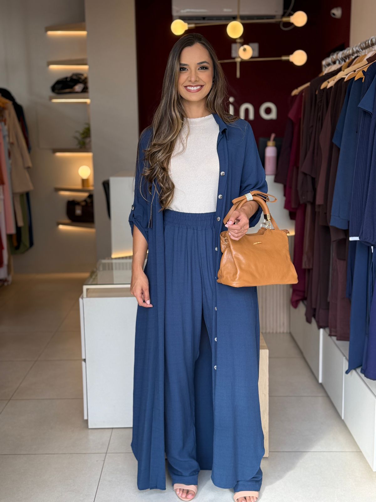 Conjunto Wandeira - Azul Marinho