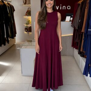 Vestido Bia - Marsala