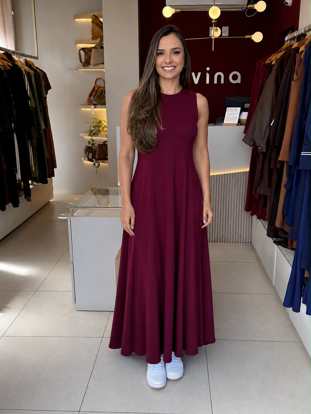 Vestido Bia - Marsala