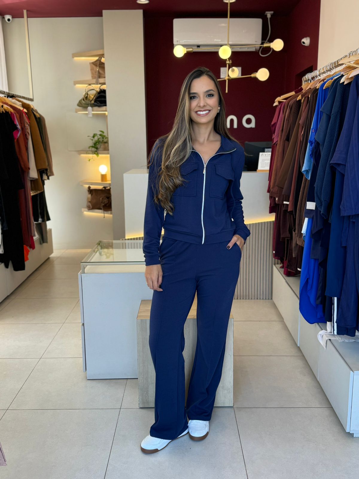 Conjunto Bel - Azul Marinho