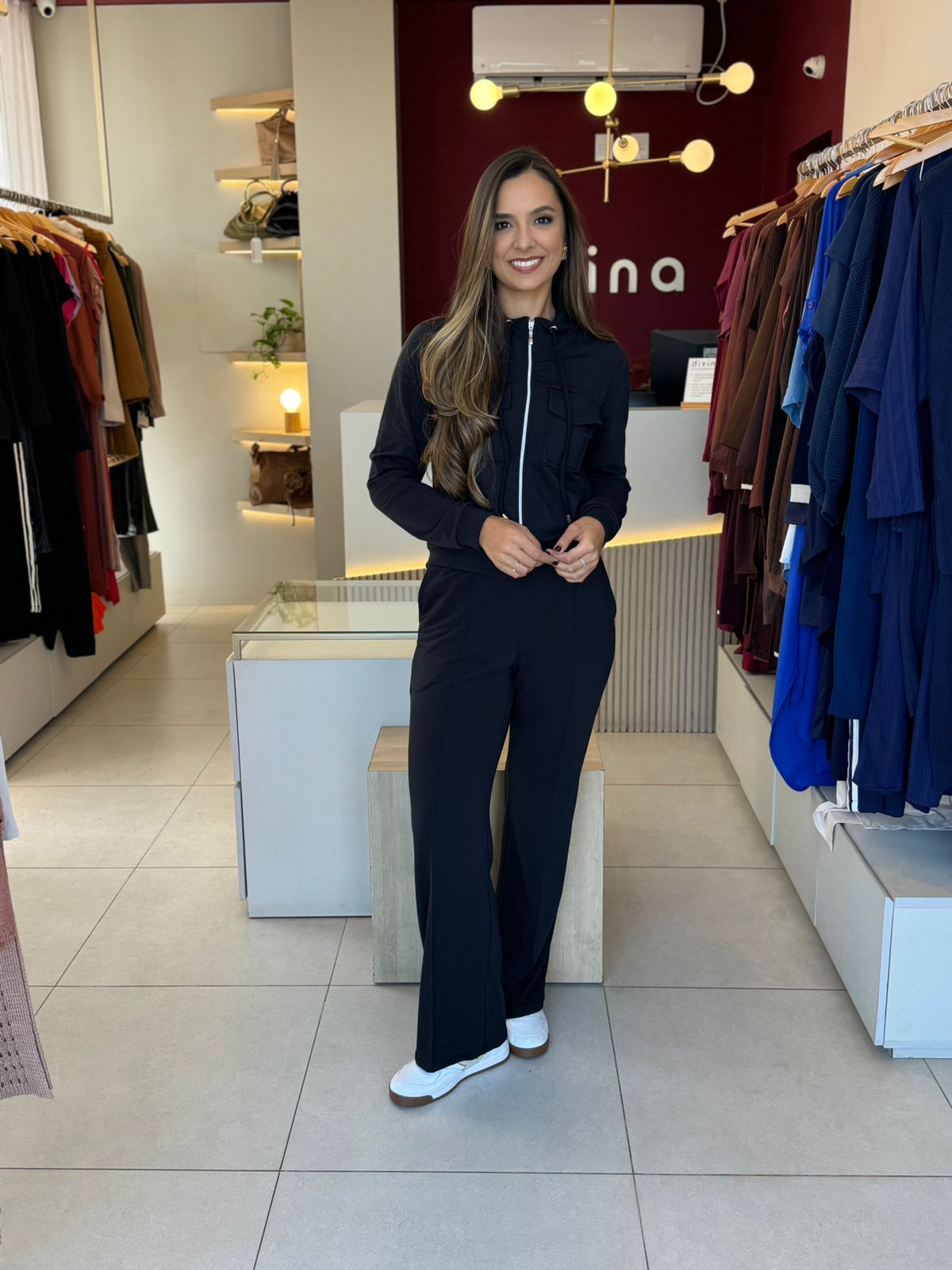 Conjunto Bel - Preto