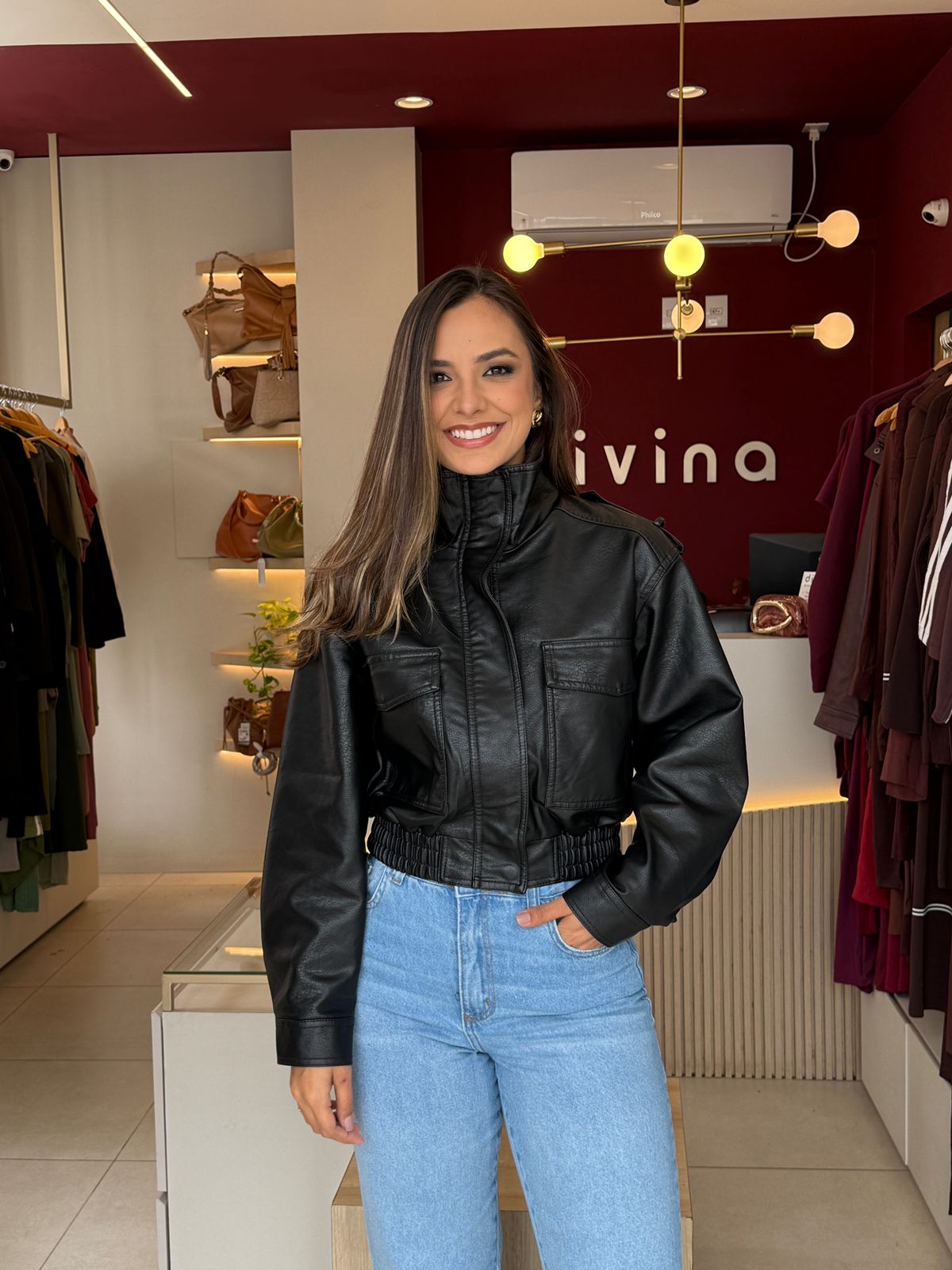 Jaqueta Zara - Preta