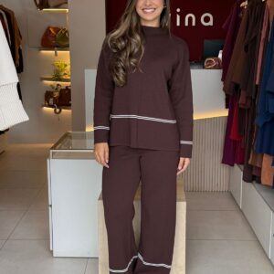 Conjunto Travertino - Marrom