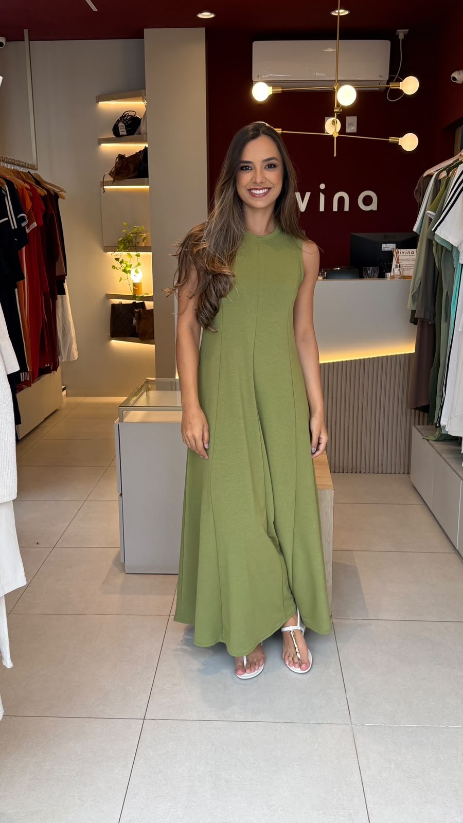 Vestido Bia - Verde Pistache
