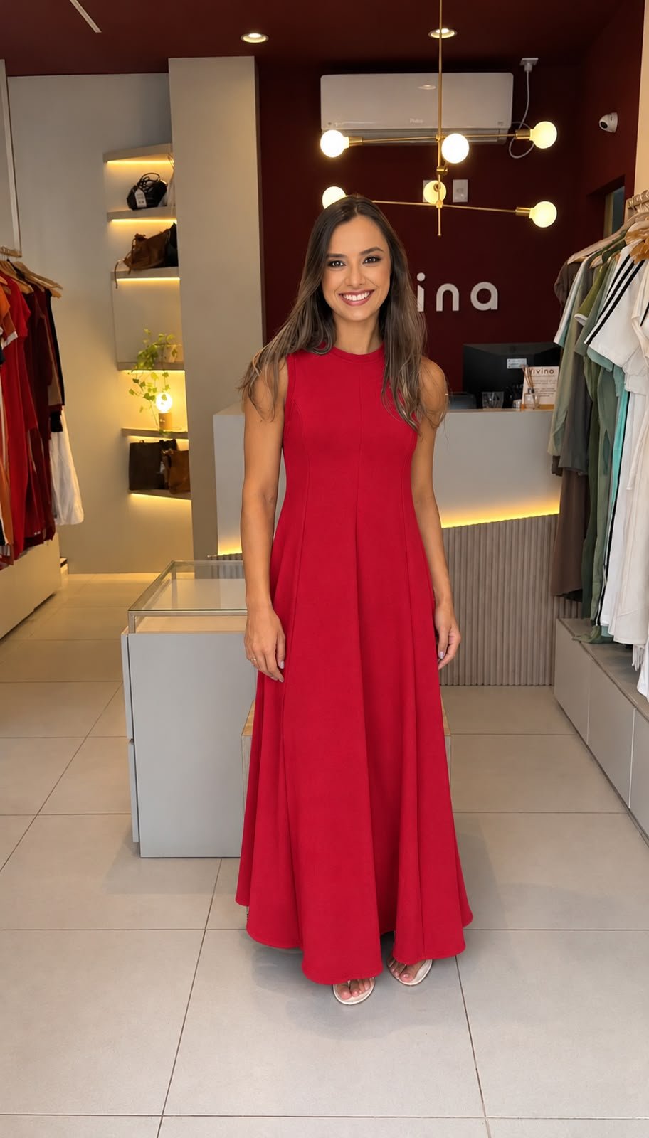 Vestido Bia – Vermelho